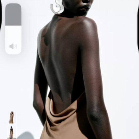 Halter Cowl-Back Dress - Picture 5 of 6